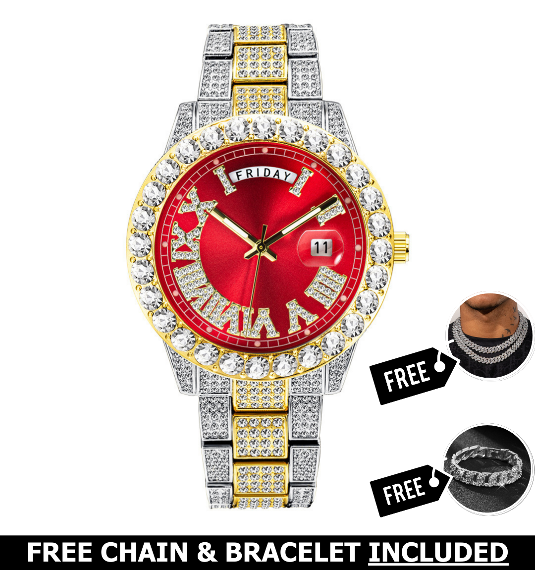 Armani Iced Out Watch