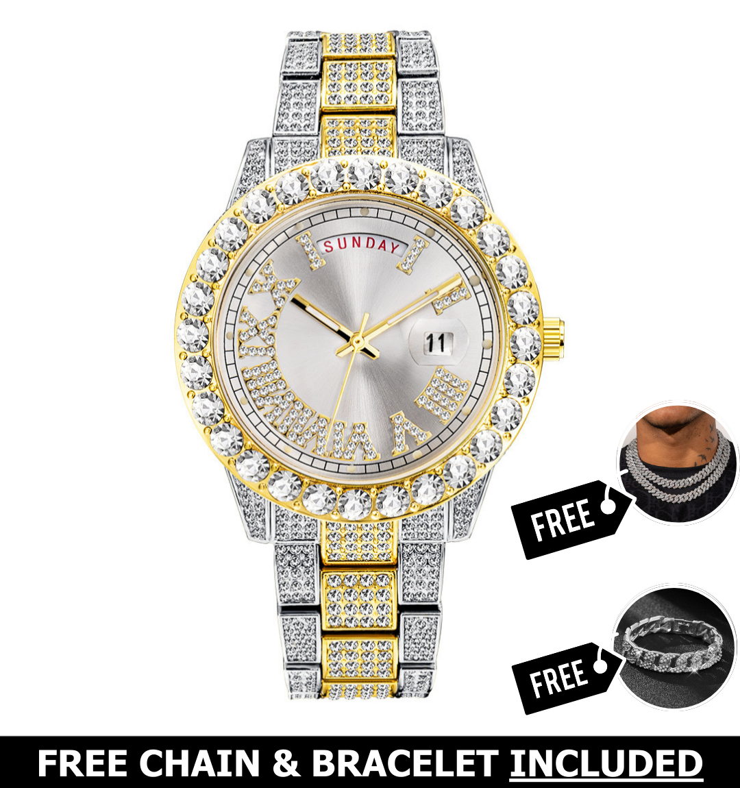 Armani Iced Out Watch