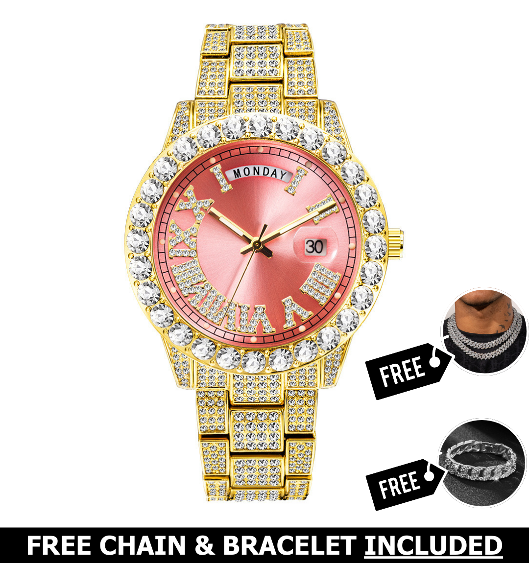 Armani Iced Out Watch