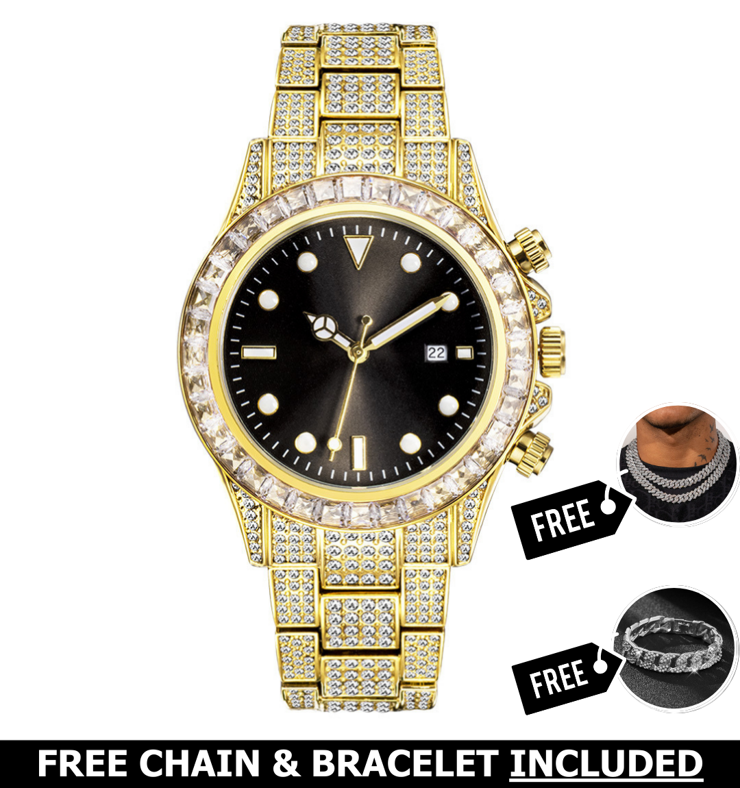 Vortex Iced Out Watch