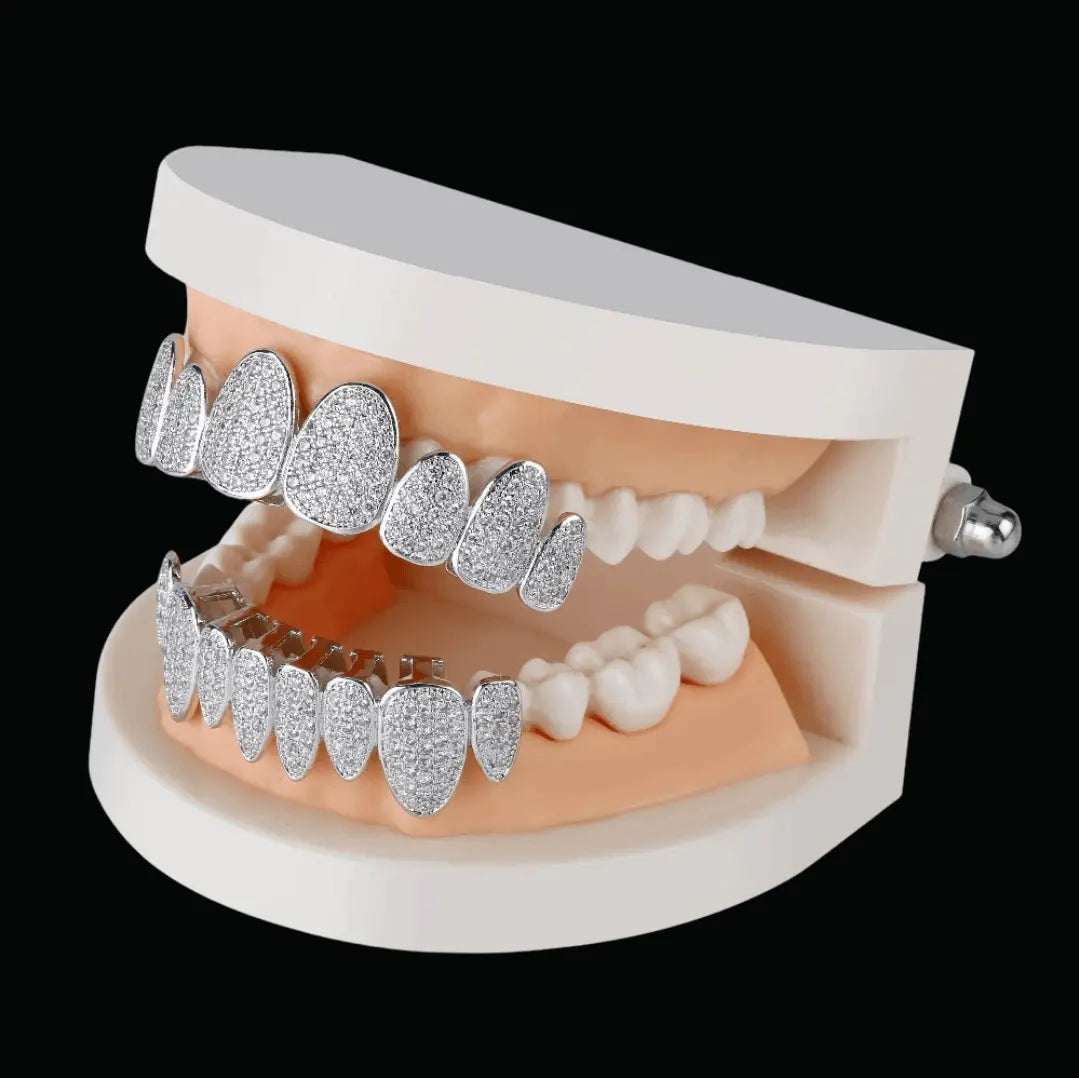 Punk Teeth Caps Iced Out Grillz