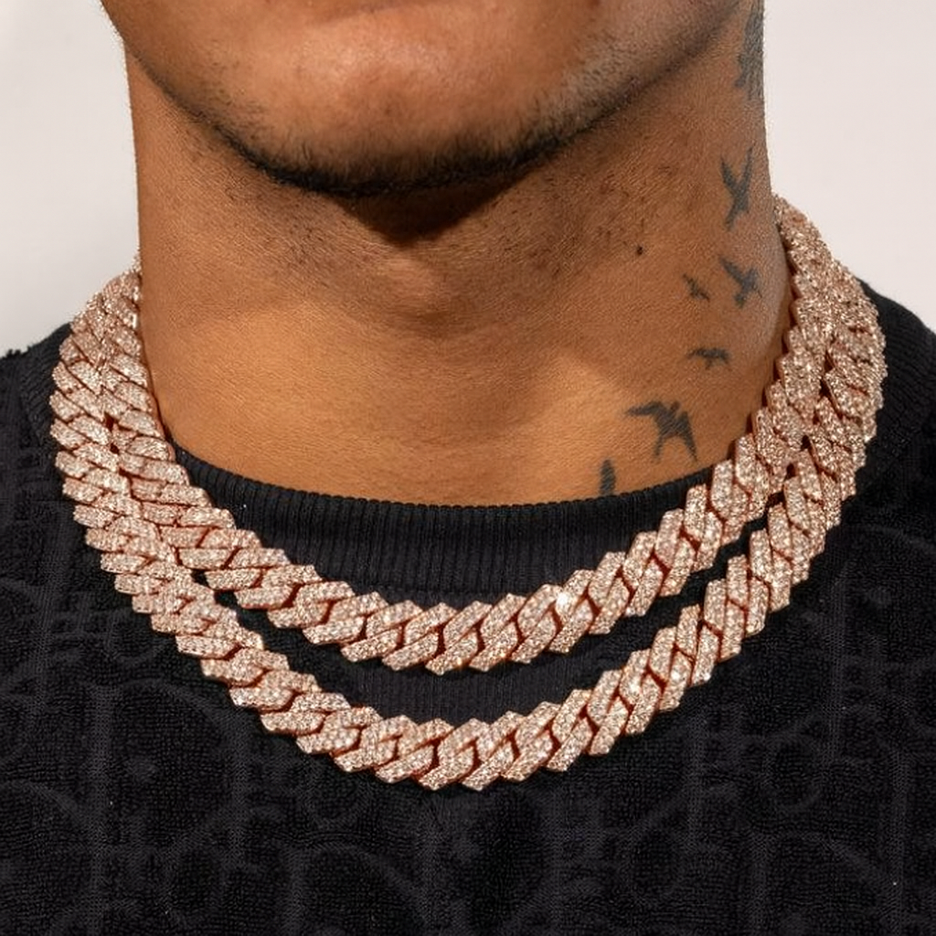 14MM VVS ICED OUT CUBAN CHAIN