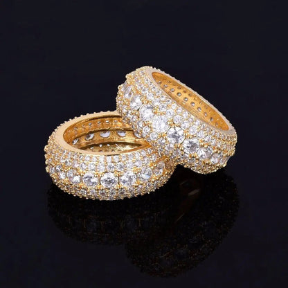 Tennis and Stones Iced Out Ring