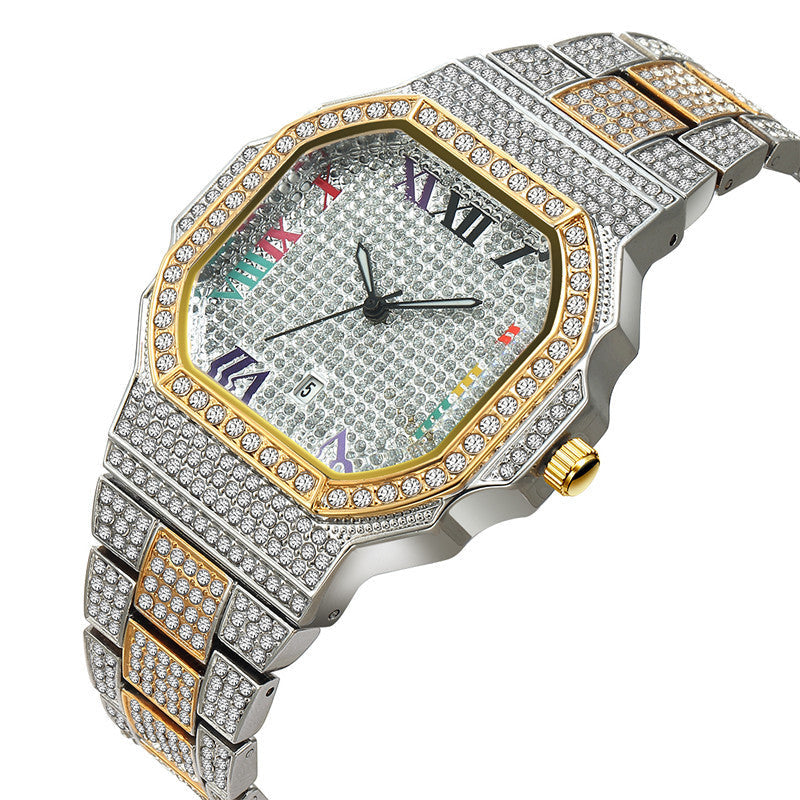 Prestige Rainbow Iced Out Watch