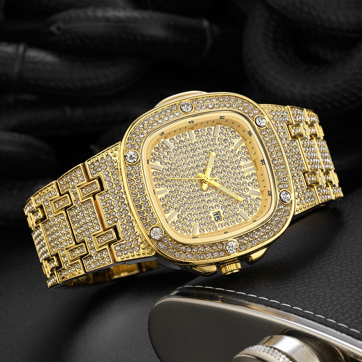 Raven Iced Out Watch