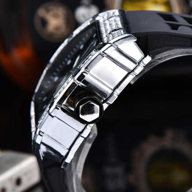 Infinity Skeleton Ice Watch