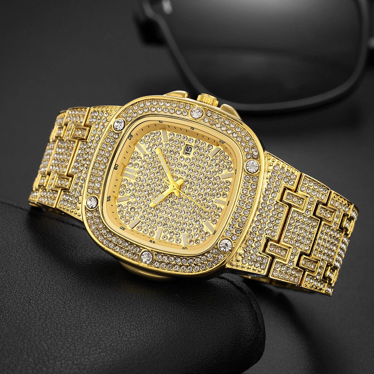 Raven Iced Out Watch