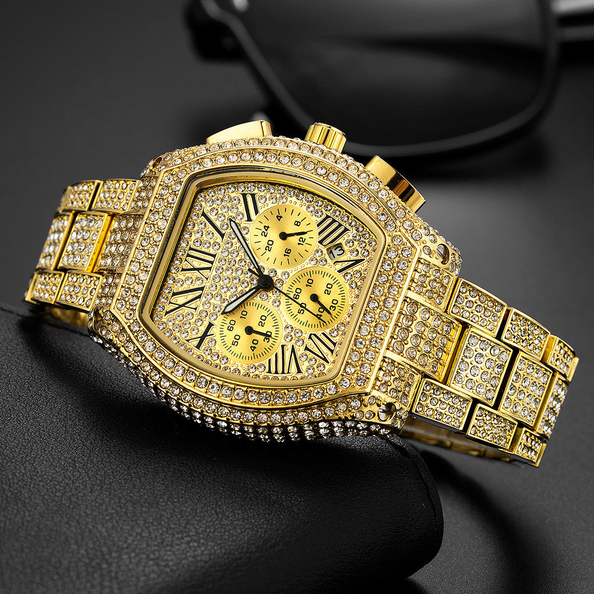 Viking Iced Out Watch