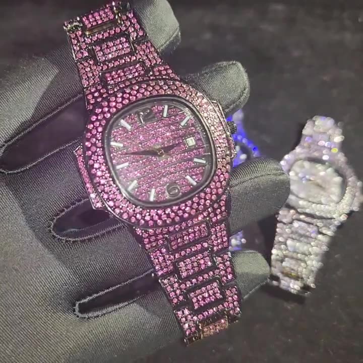 Petal Iced Out Watch