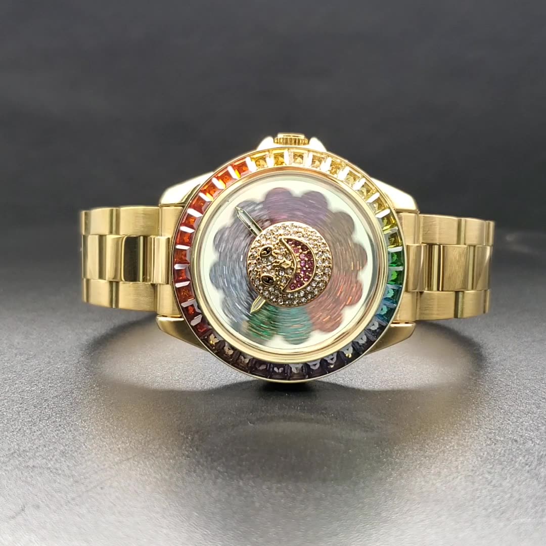 Limited Edition Flower Baguette Watch