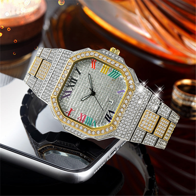 Prestige Rainbow Iced Out Watch