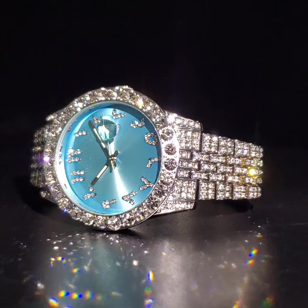 Nexis Arabic Iced Out Watch