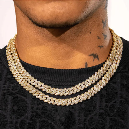 10MM ICED OUT CUBAN LINK CHAIN