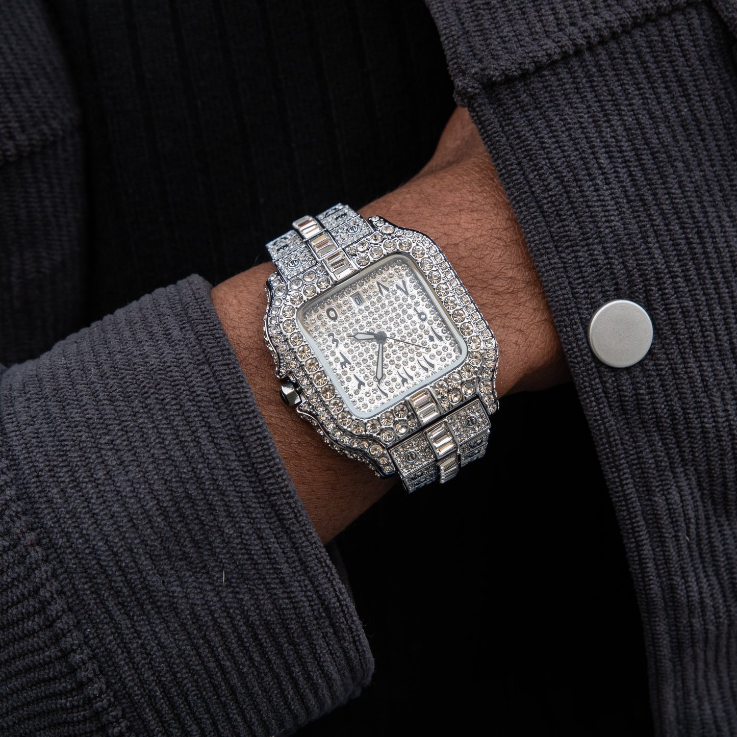 Arabic VVS Iced Out Watch