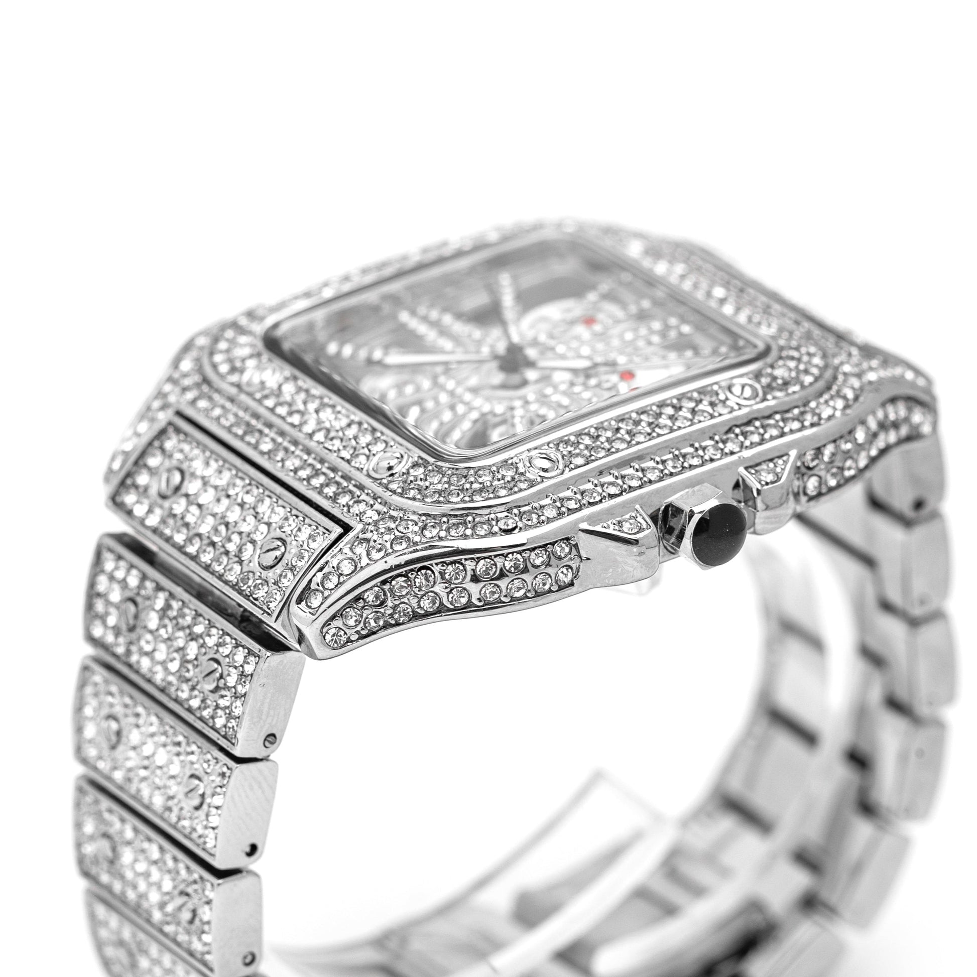 Skeleton VVS Iced Out Watch