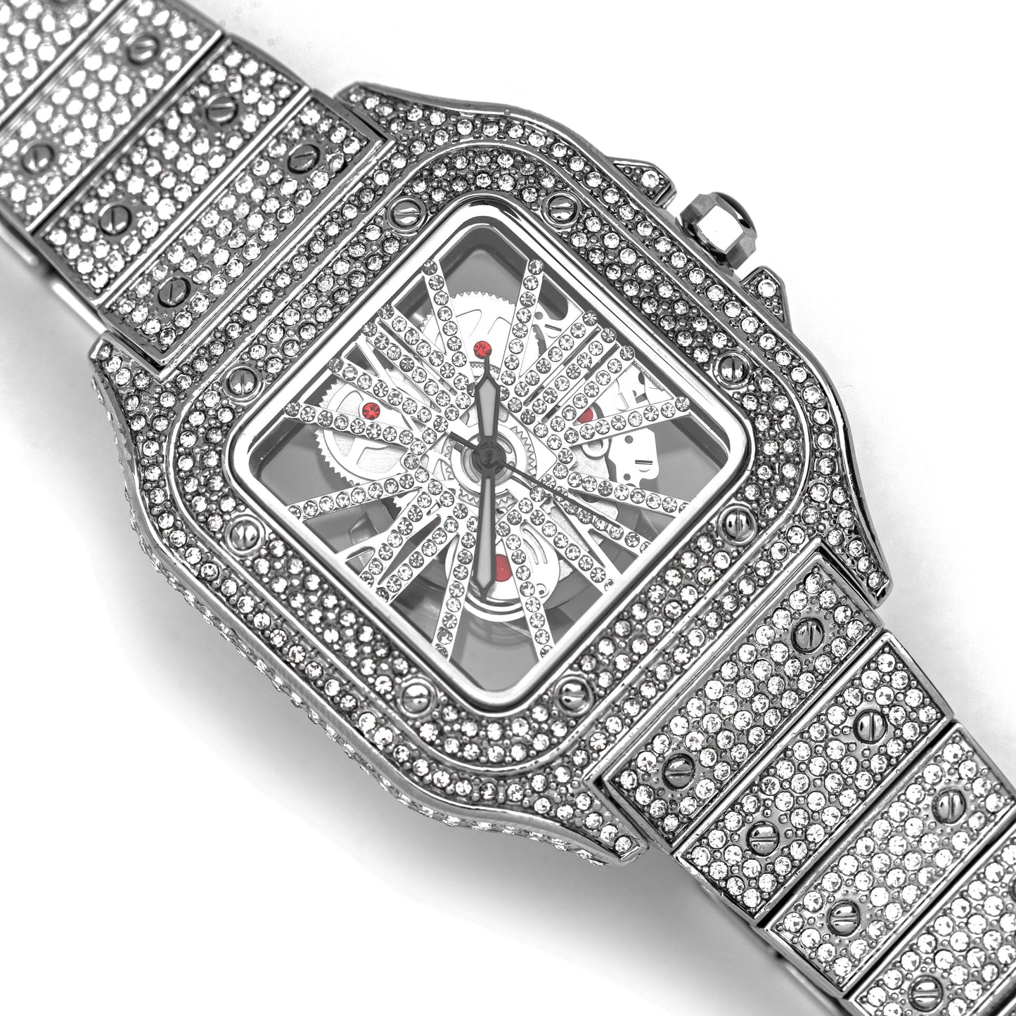 Skeleton VVS Iced Out Watch