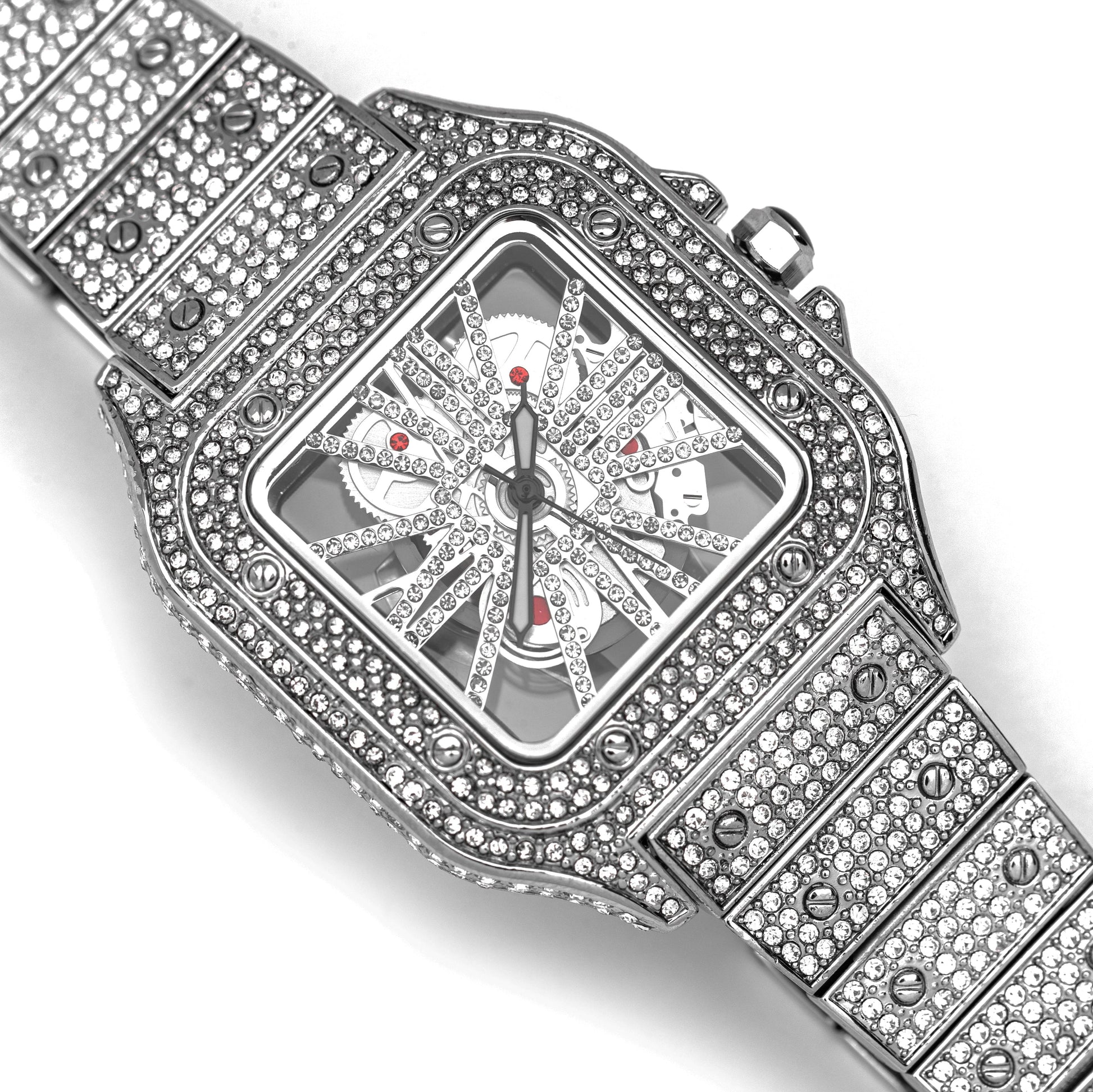 Skeleton VVS Iced Out Watch