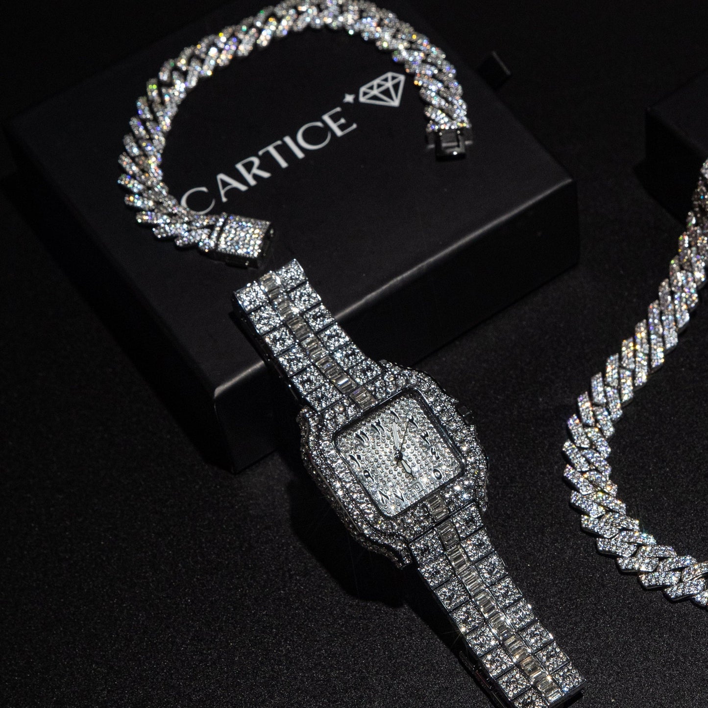 Arabic VVS Iced Out Watch