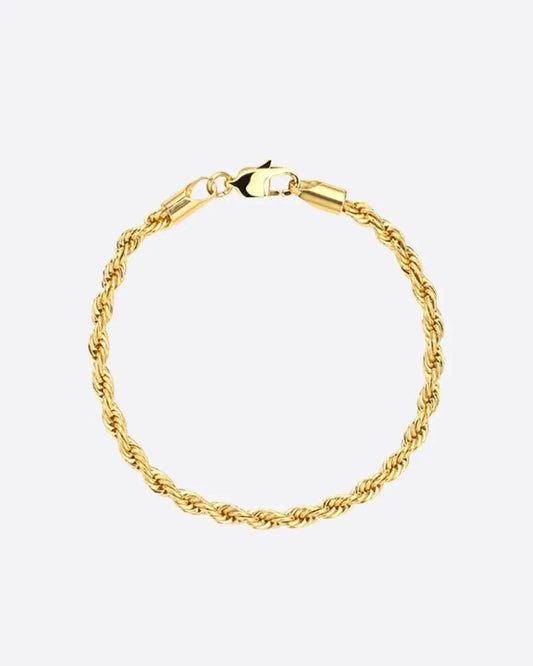 3MM Rope Bracelet - Gold