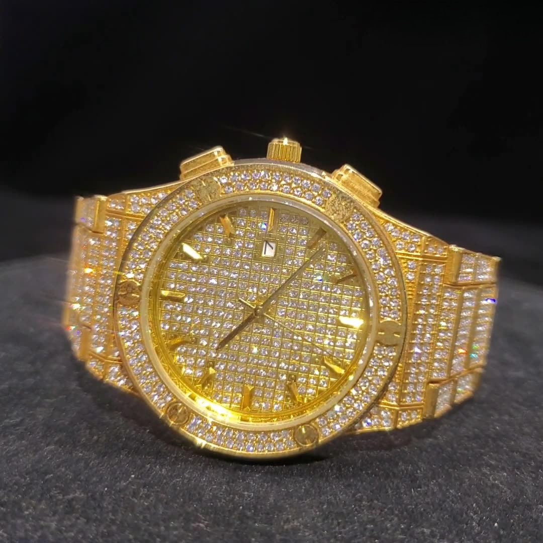 Iris Iced Out Watch