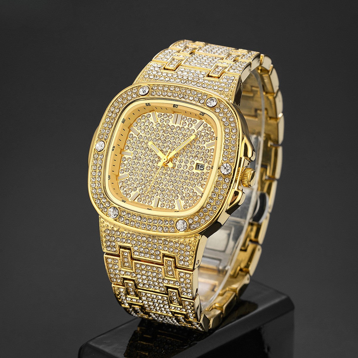 Raven Iced Out Watch