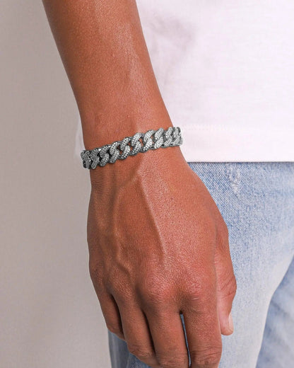 12MM ICED CUBAN LINK BRACELET