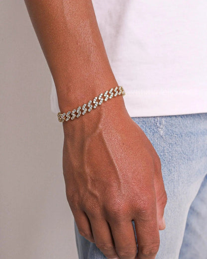 8MM ICED CUBAN Bracelet
