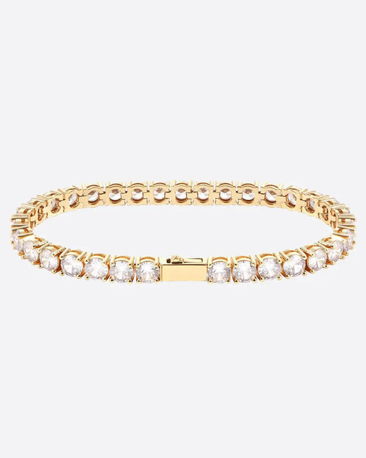 5MM VVS TENNIS Bracelet - Gold