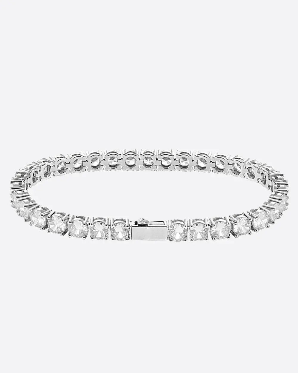 5MM VVS TENNIS Bracelet - White Gold