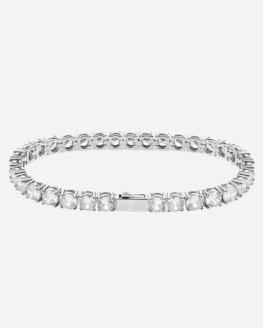 5MM VVS TENNIS Bracelet - White Gold